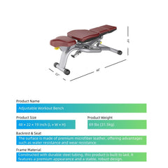 Adjustable Workout Bench – Incline & Flat Dumbbell Bench for Home Gym - SXZFITNESS