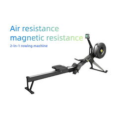 Air resistance & magnetic resistance 2 - in - 1 rowing machine - SXZFITNESS