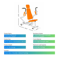 Chest Fly Machine and Chest Press Station - SXZFITNESS