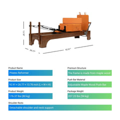 Luxury Maple Pilates Reformer - SXZFITNESS