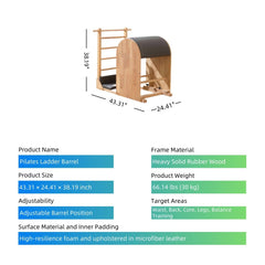 Pilates Ladder Barrel - SXZFITNESS