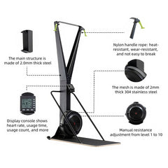 Ski Exercise Machine – Indoor Aerobic Wind Resistance Machine - SXZFITNESS