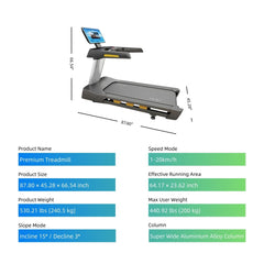 Treadmill – Redefine Your Run with Luxury & Performance - SXZFITNESS