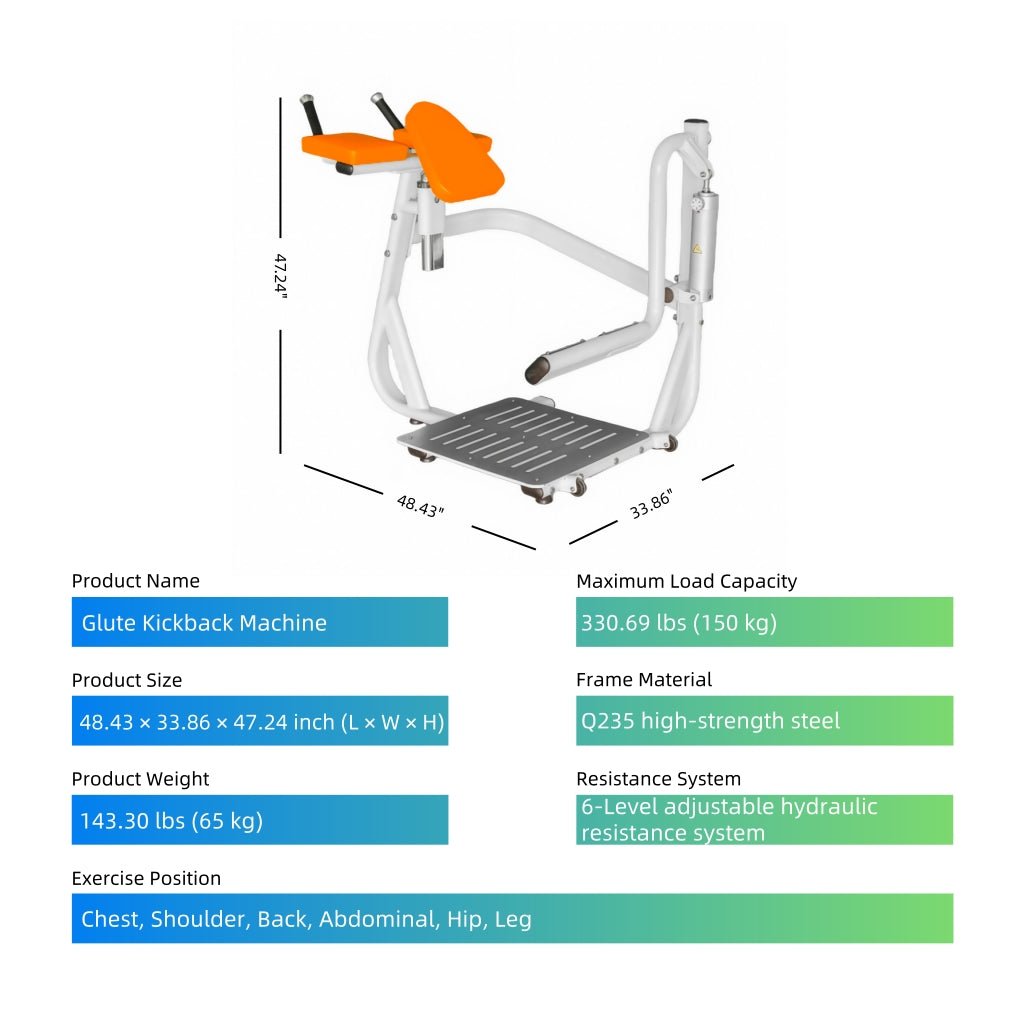Glute Kickback Machine - SXZFITNESS
